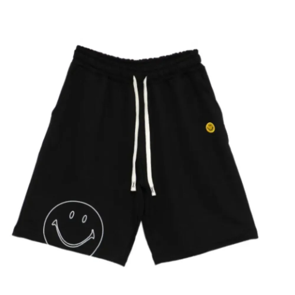 Joshua Sanders x Smiley Logo-Detail Track Shorts Medium